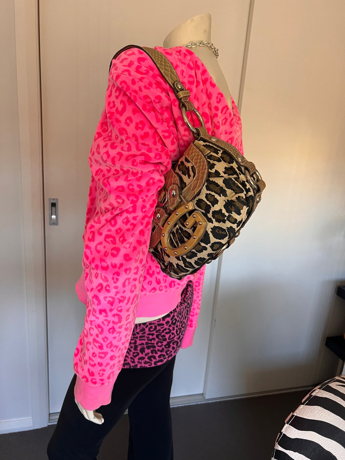 Victoria's Secret " Love Pink " Cheetah Print Jacket