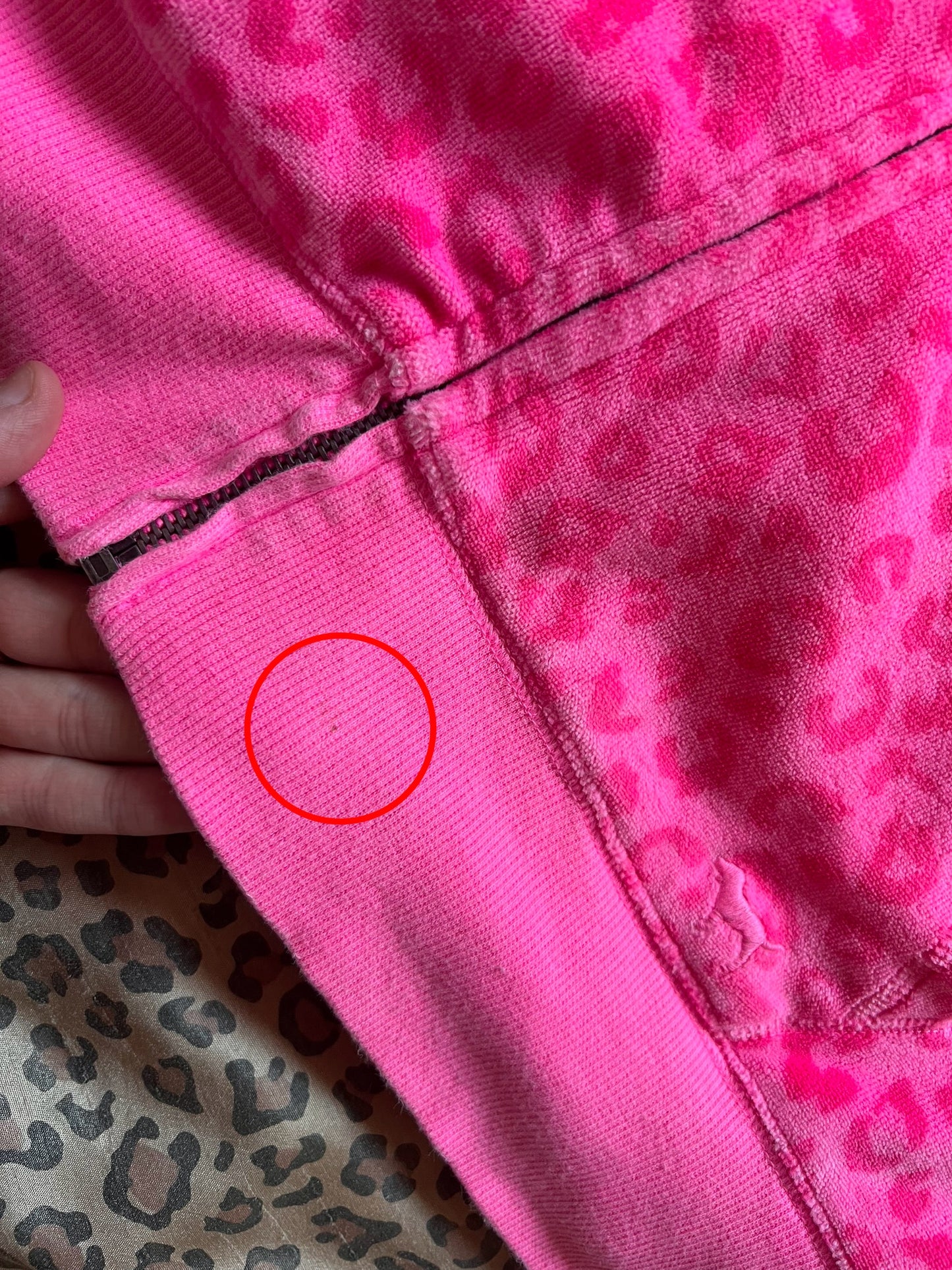 Victoria's Secret " Love Pink " Cheetah Print Jacket