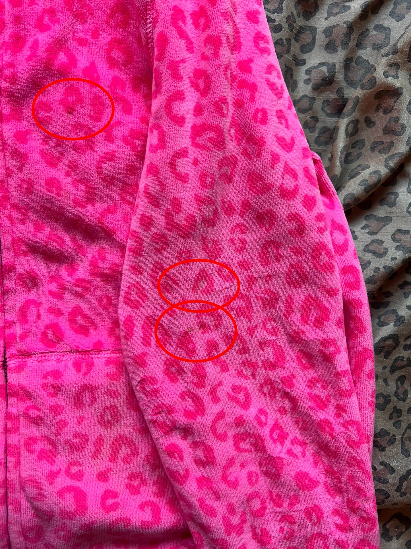 Victoria's Secret " Love Pink " Cheetah Print Jacket
