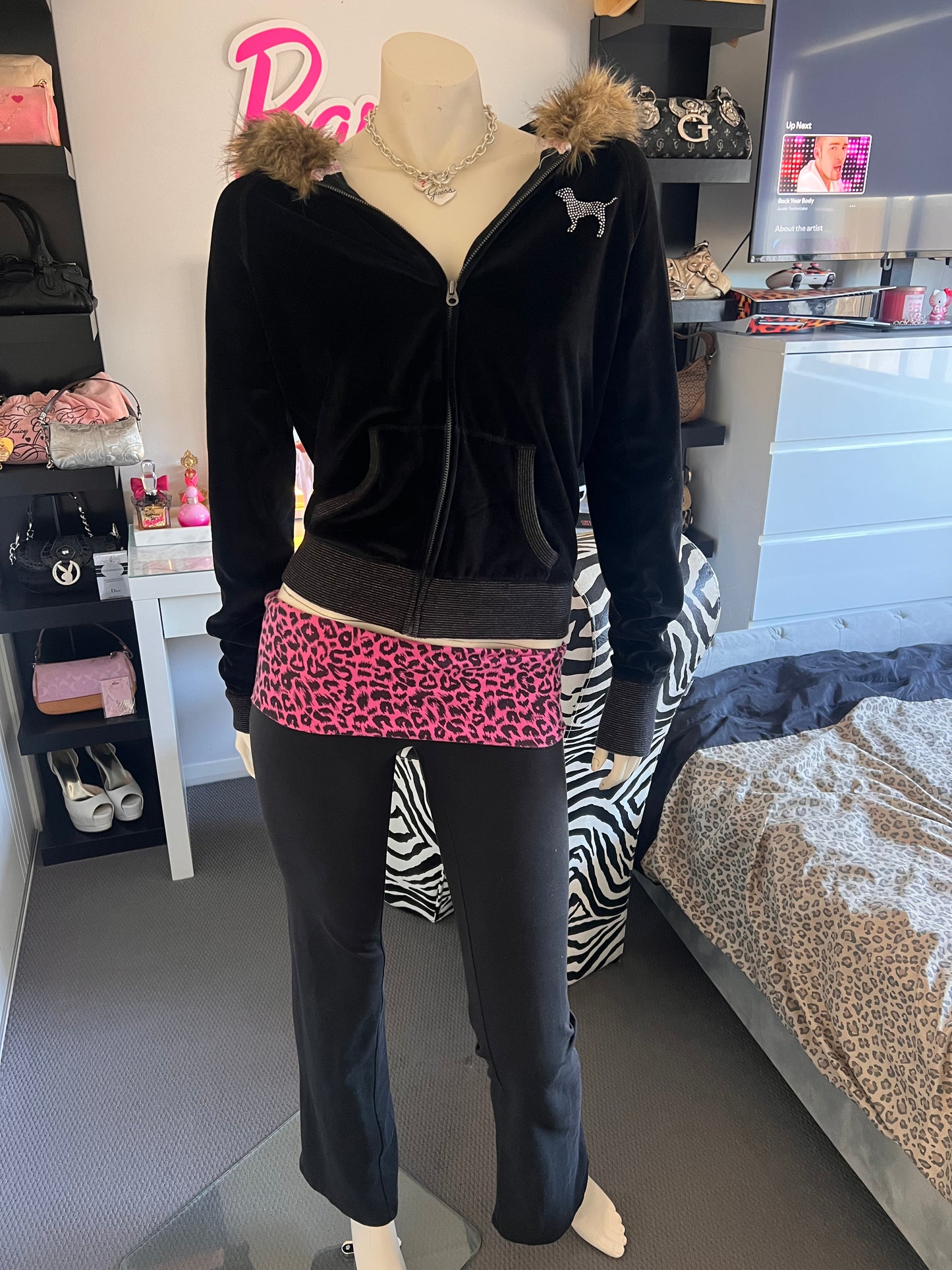 Victoria's Secret Fur Hood Jacket