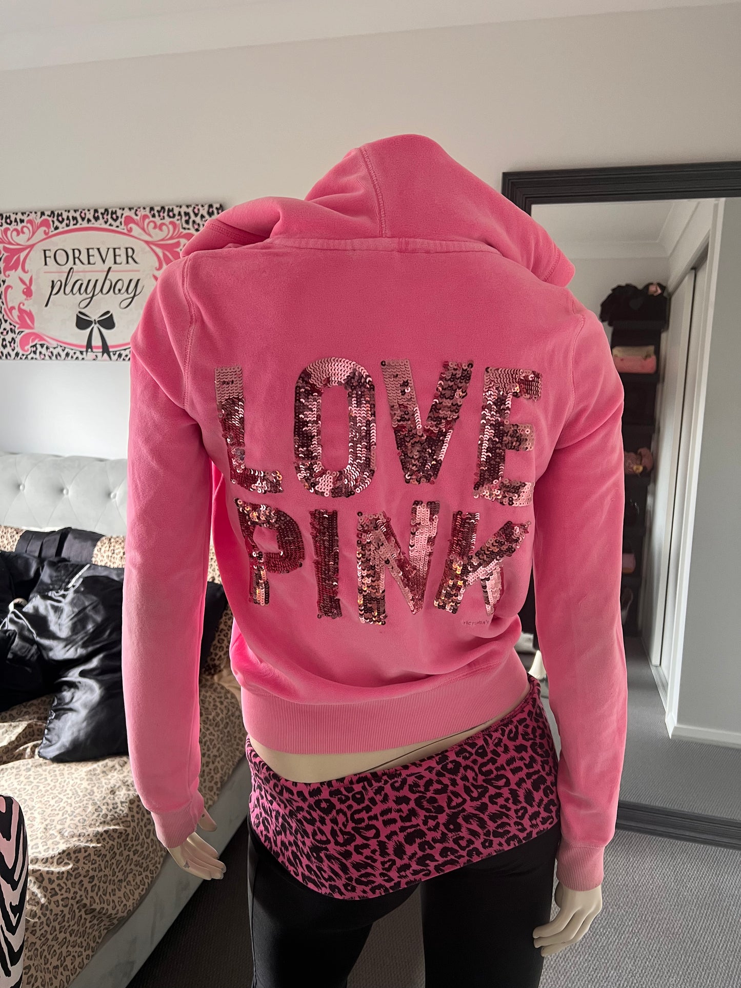 Victoria's Secret " Love Pink " Sequin Jacket