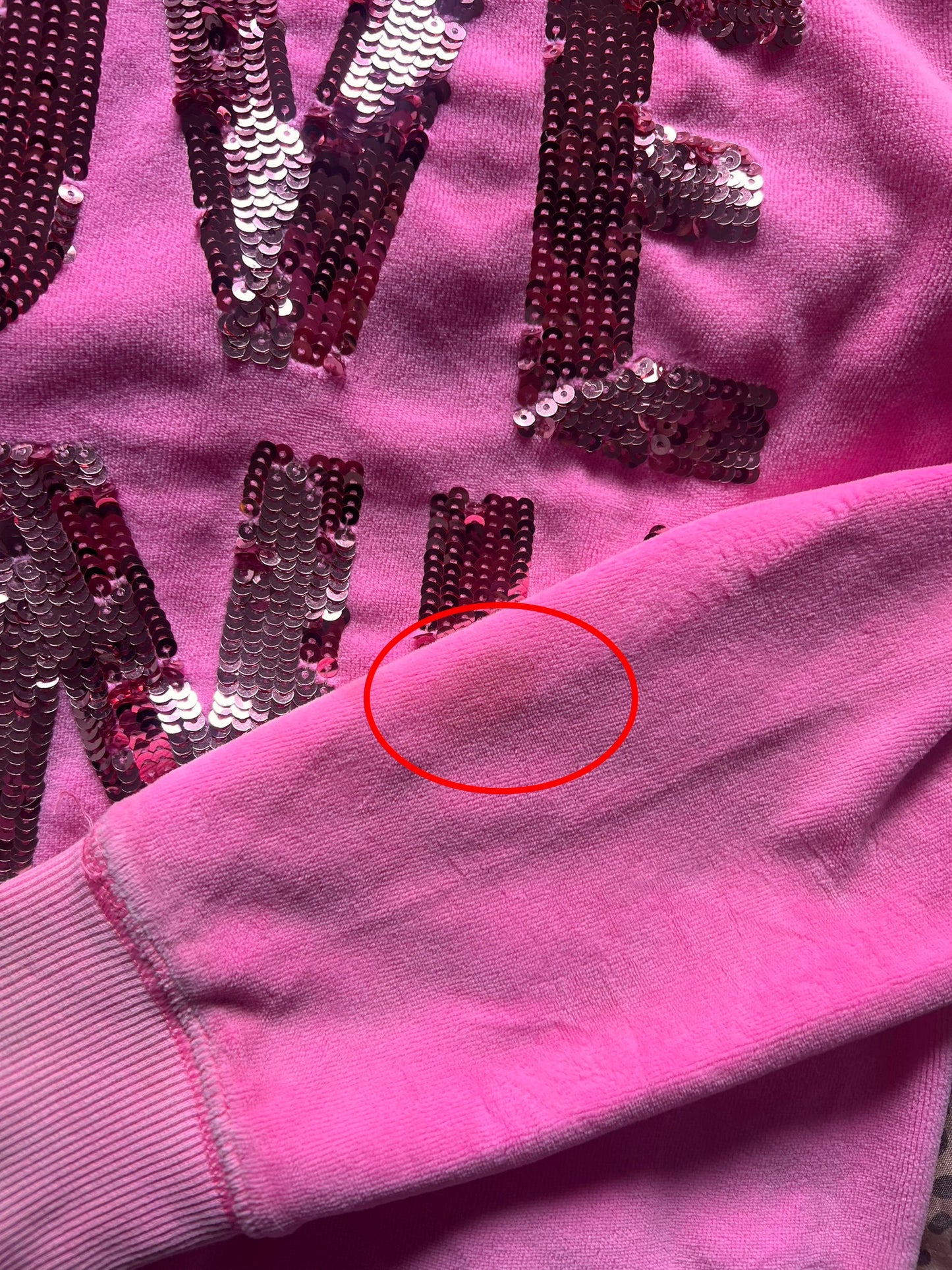 Victoria's Secret " Love Pink " Sequin Jacket