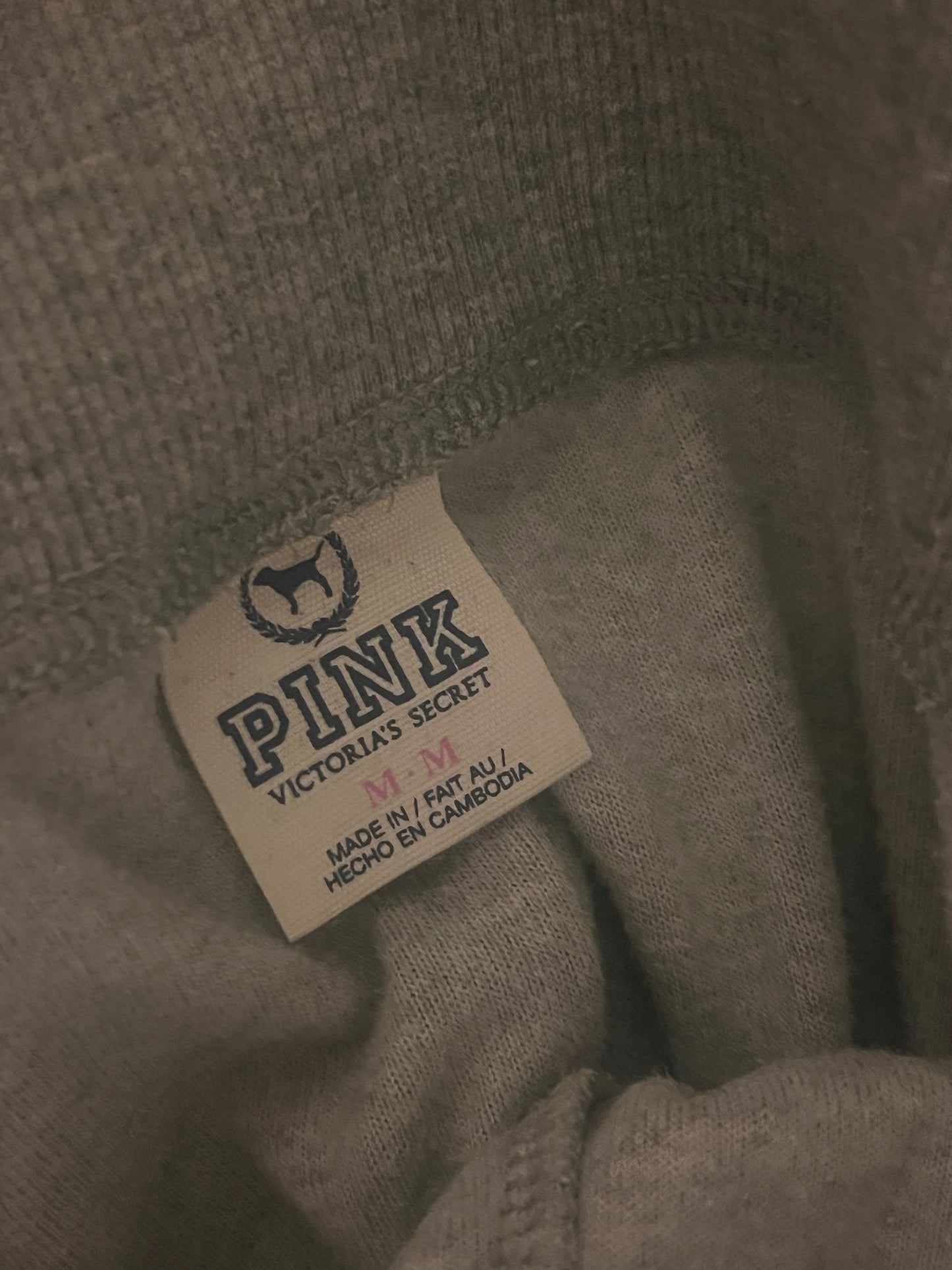 Victoria's Secret " Pink " Sequin Grey Bottoms