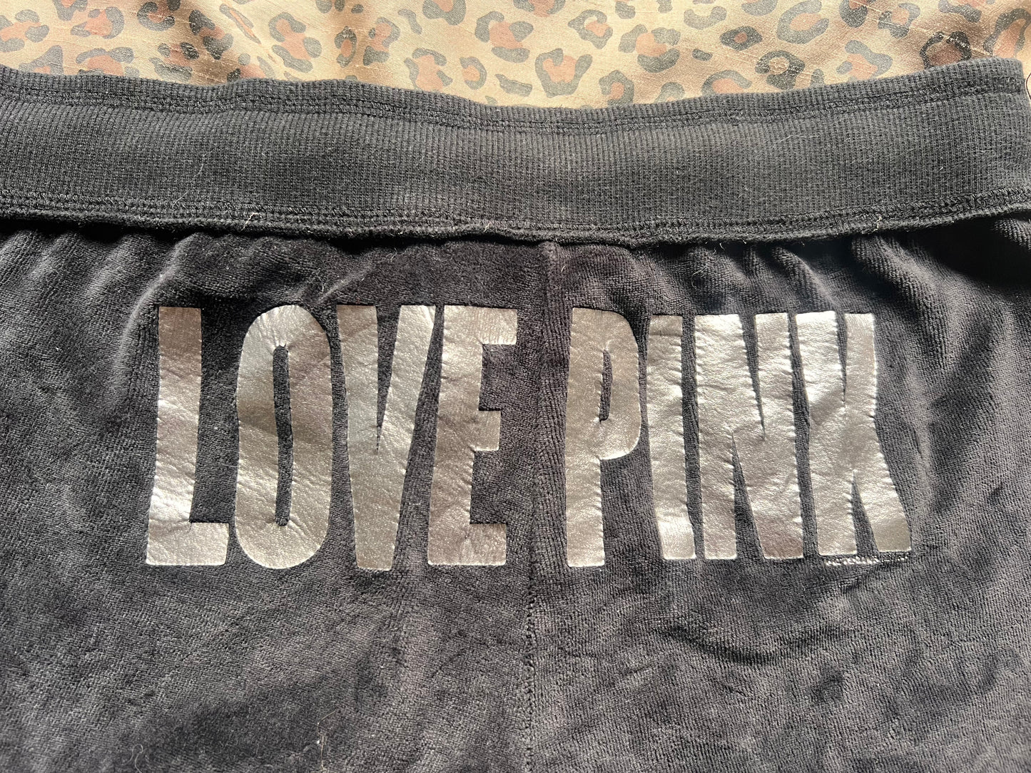 Victorias Secret Black Fur Hood Set
