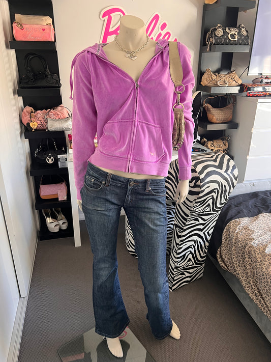 Victoria's Secret " Love Love Pink " Purple Jacket