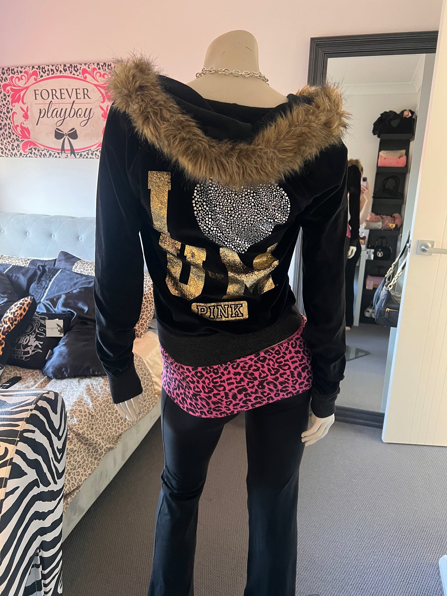Victoria's Secret Fur Hood Jacket
