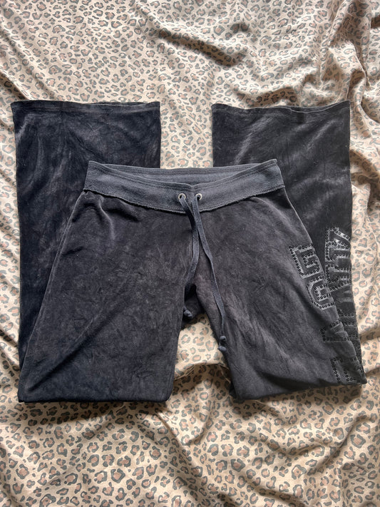 Victoria's Secret " Love Pink " Black Bottoms