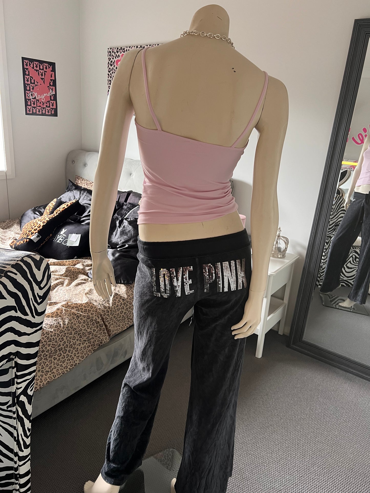 Victoria's Secret " Love Pink " Sequined Bottoms