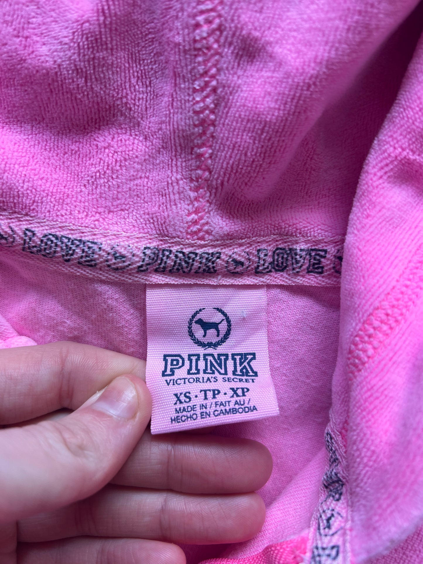 Victoria's Secret " Love Pink "  Hot Pink Set