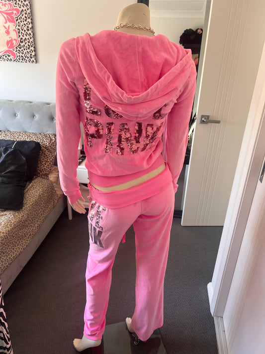Victoria's Secret " Love Pink "  Hot Pink Set