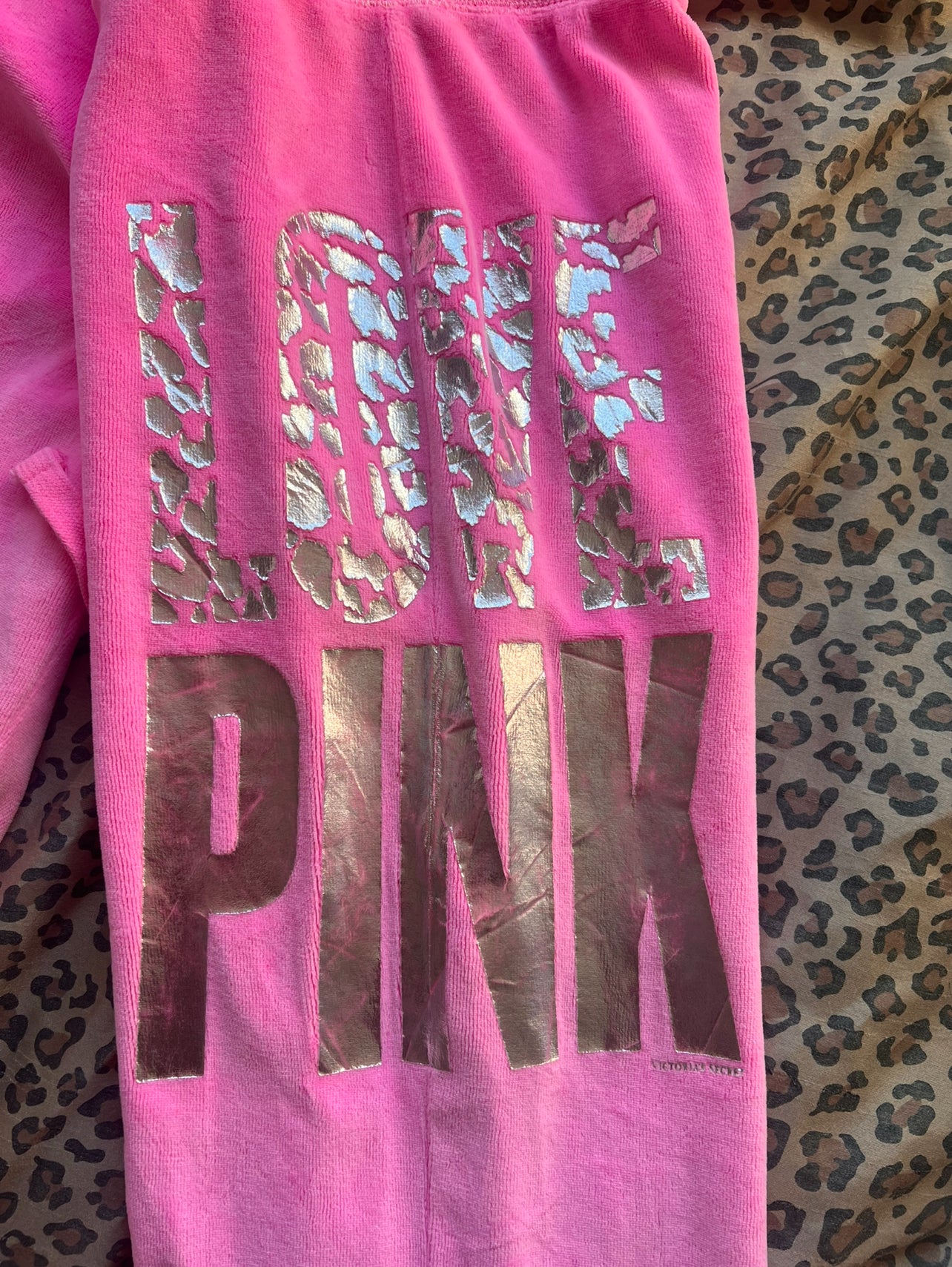 Victoria's Secret " Love Pink "  Hot Pink Set
